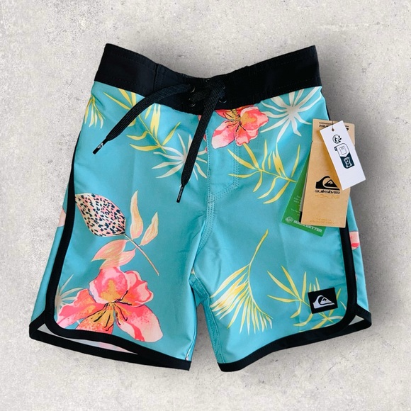 NWT Toddler Quicksilver Swim Trunks - Picture 1 of 4